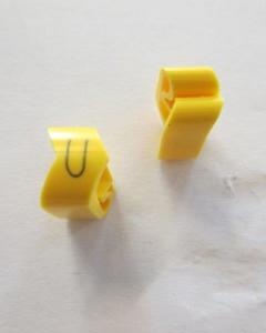 Cable noticeable clip 3-6 yellow/black U   diameter 8-16mm